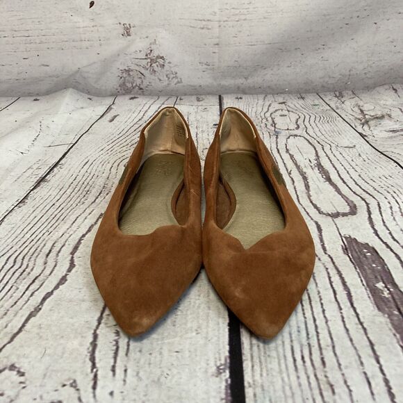 Seychelles Flat Shoes Womens 8.5‎ Brown Tedo Ballerina Director Casual - Picture 2 of 8